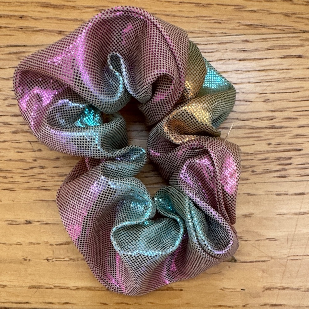 Vibrant Metallic Scrunchie